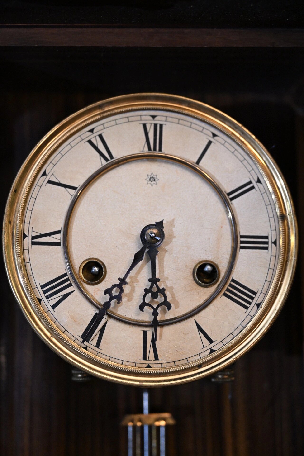 西洋古董挂墙钟中古瑞典古斯塔夫风格壁钟