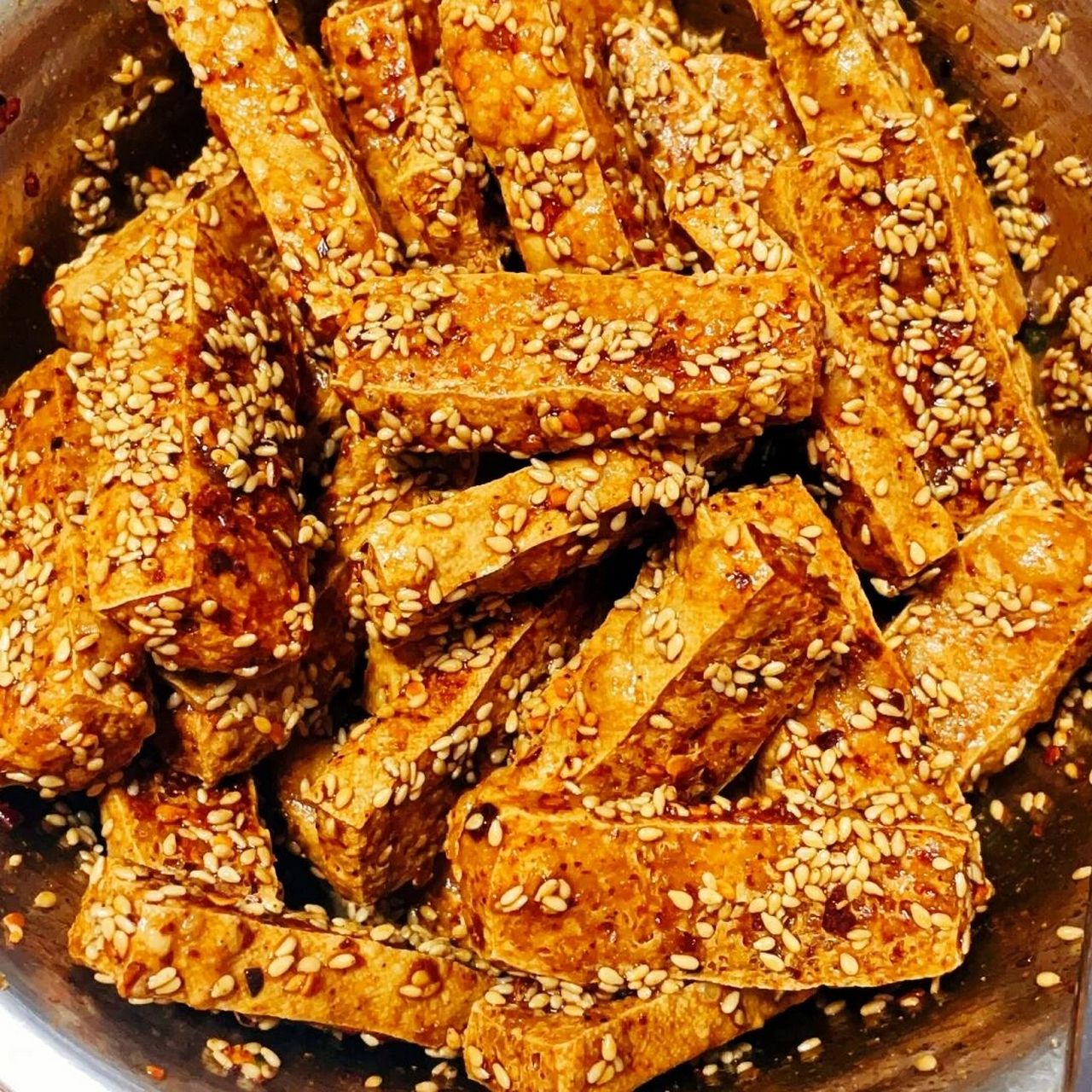 即使不做炸脆豆腐,四种万能蘸料,蘸啥都好吃.