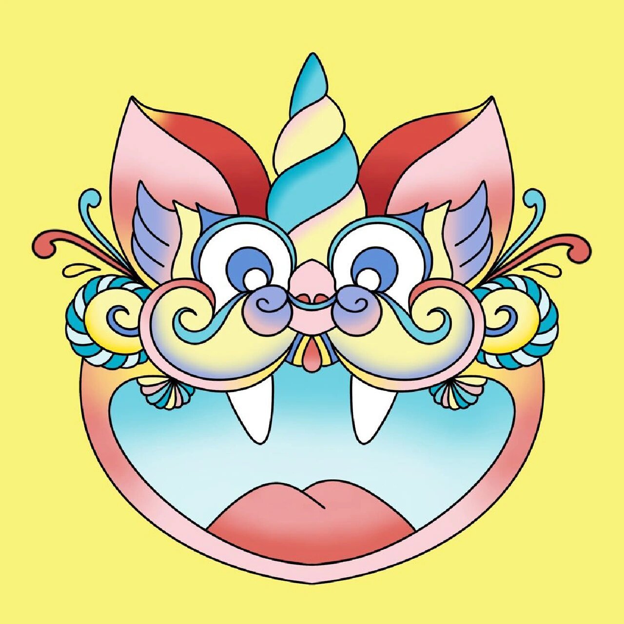 云南瓦猫——原创瓦猫线稿2 屋脊上的守护者——瓦猫 瓦猫也可以很