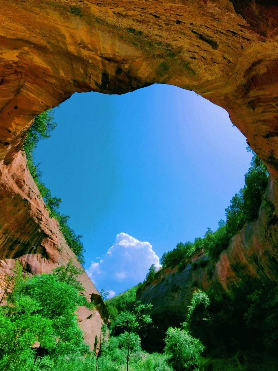 甘泉大峡谷风景区图片图片