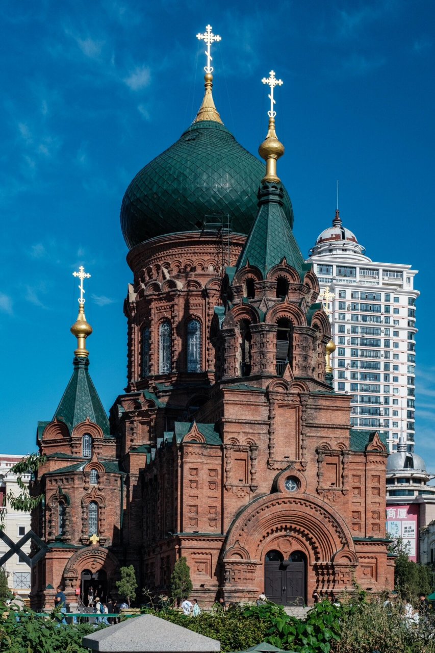 在哈尔滨打卡的第一个景点,也是哈尔滨最有名的地标建筑