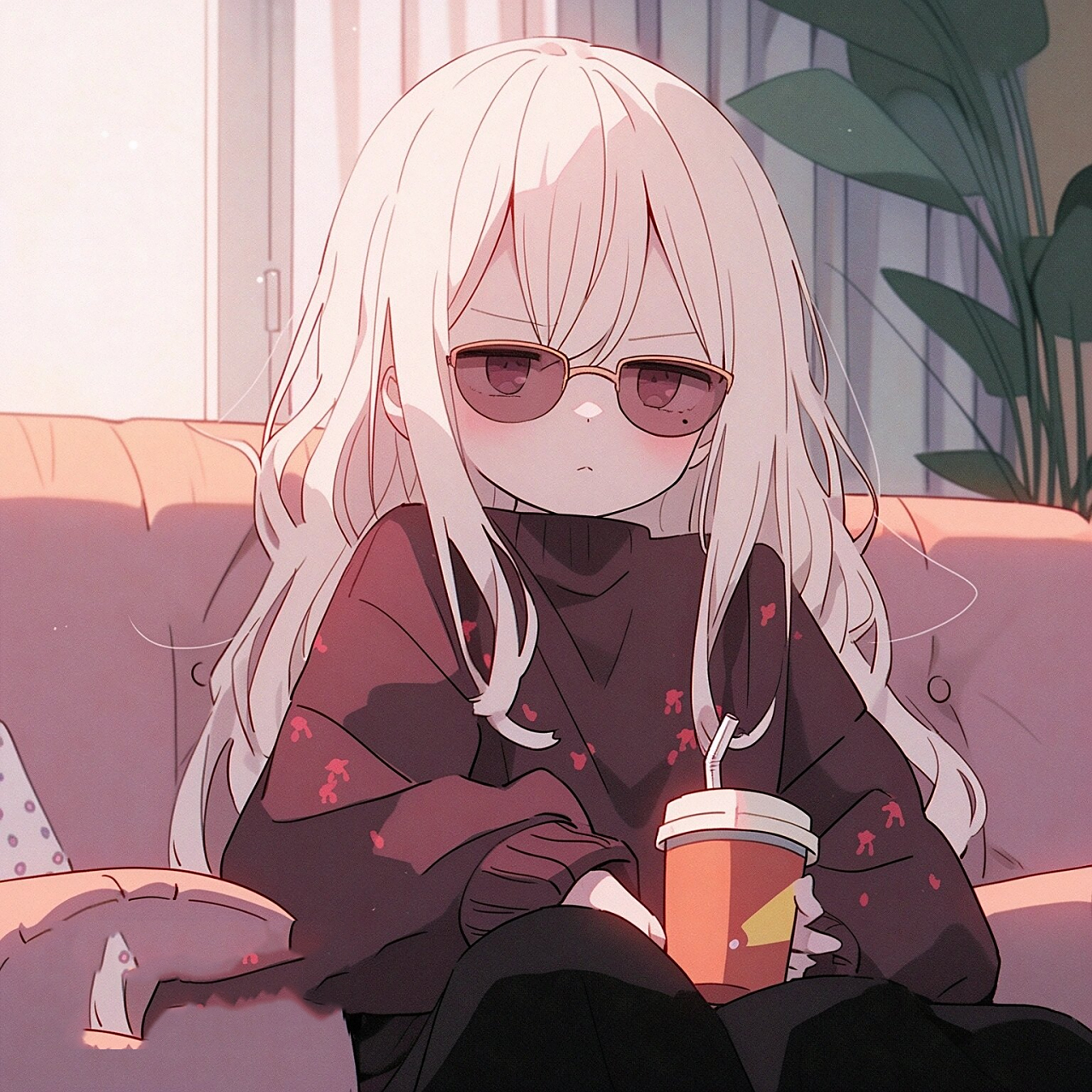 动漫女生头像 做一个酷酷的女生