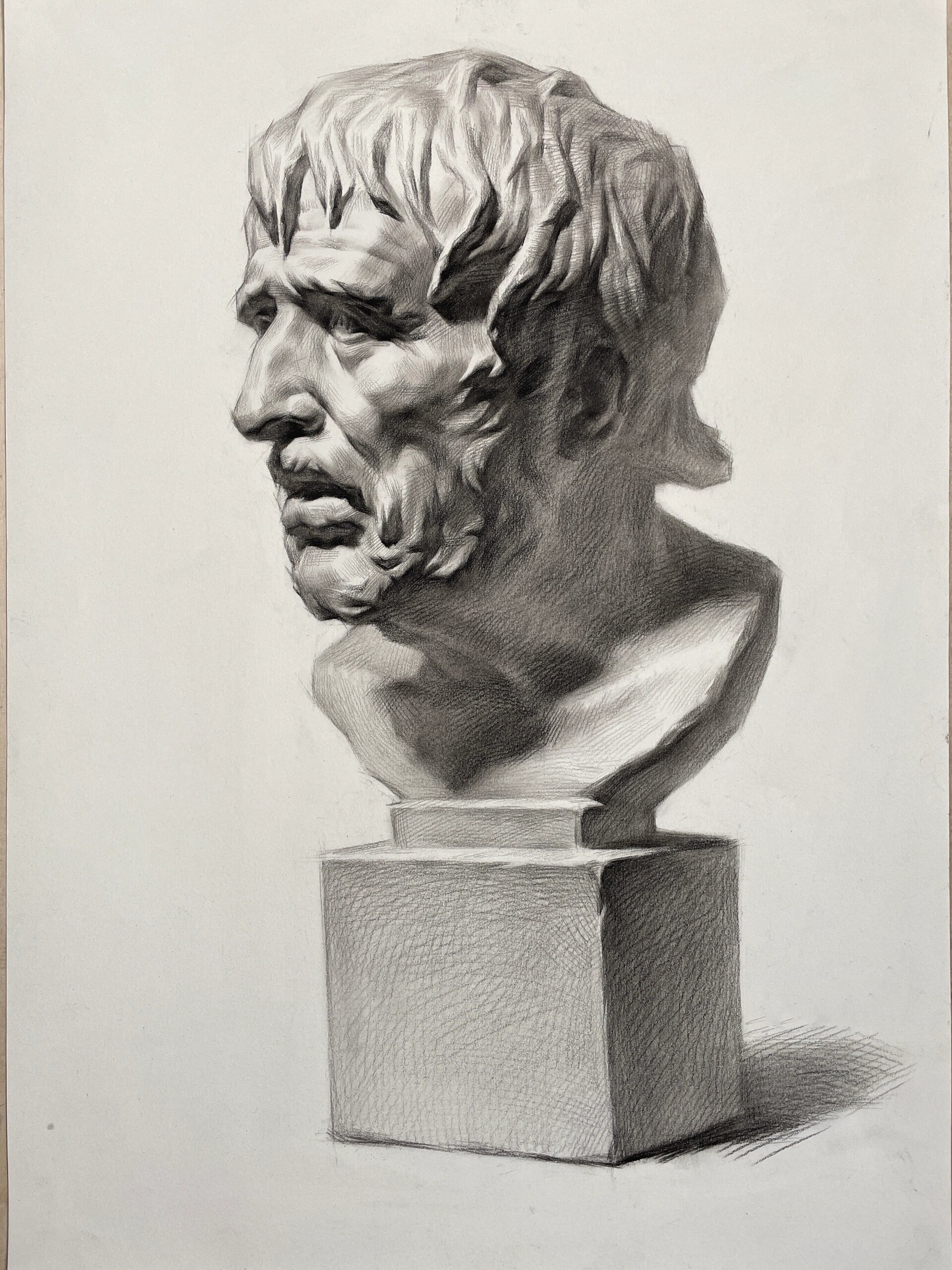 素描石膏像_海盗怎么画?