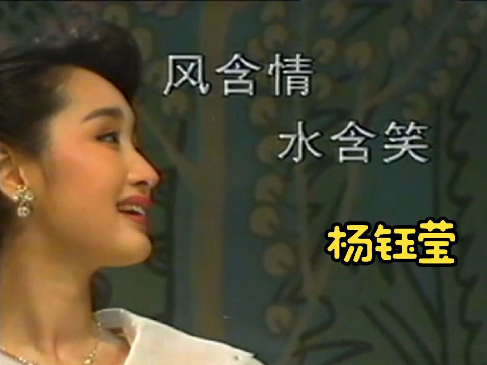 风含情 水含笑 杨钰莹的甜歌 《风含情水含笑》是专辑的主打歌.