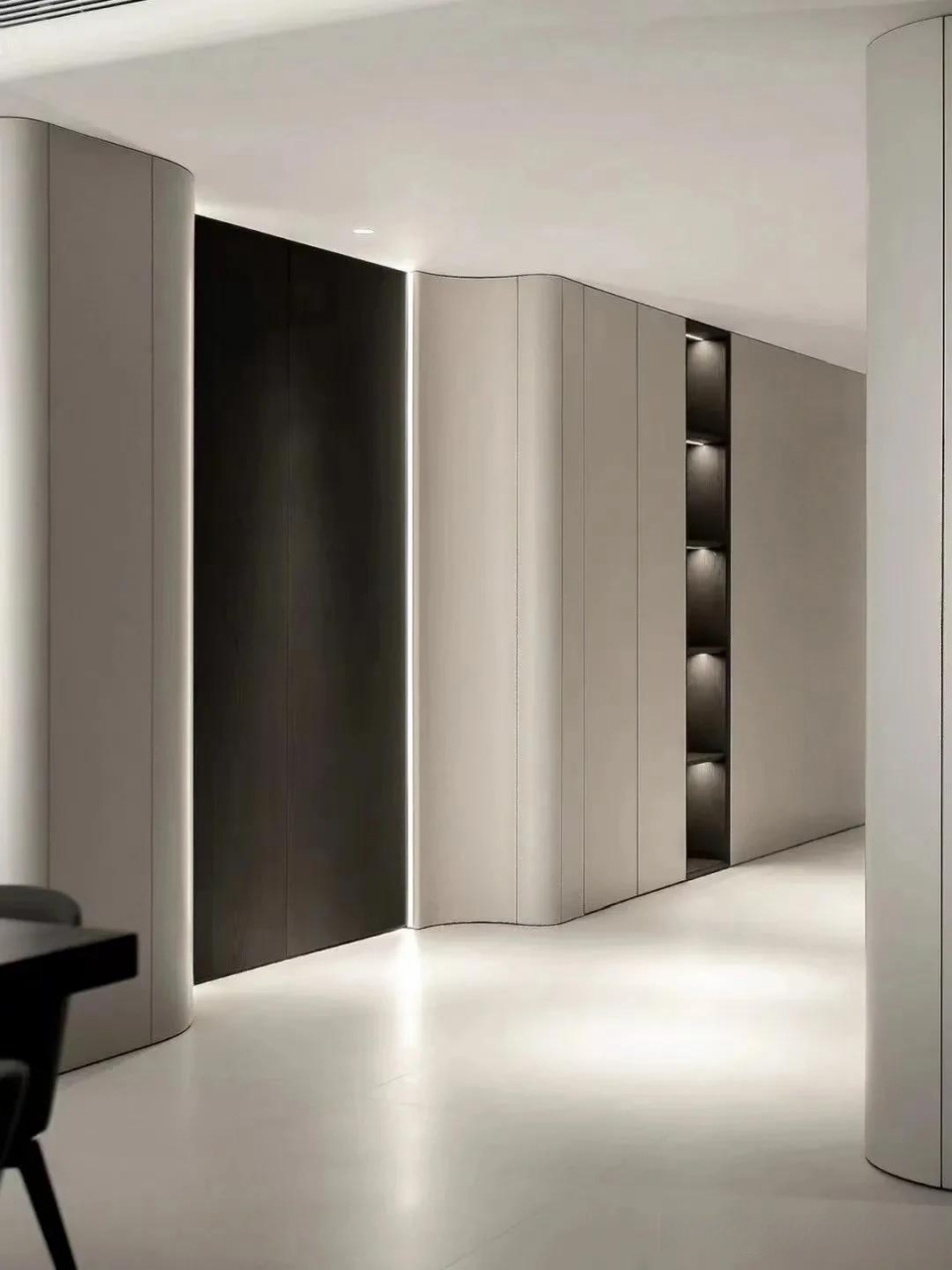 曲线属于上帝,弧形衣柜yyds 来看看这些可可爱爱的弧形转角吧,从来没