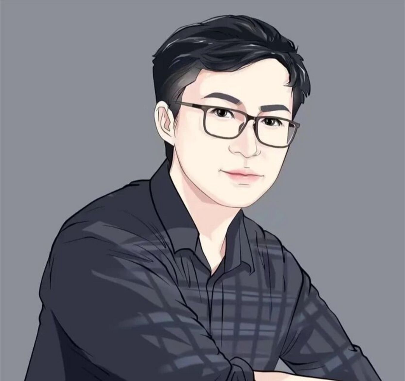 你的头像该换了,气质大叔手绘头像帅气有型 更新这组手绘卡通版人物