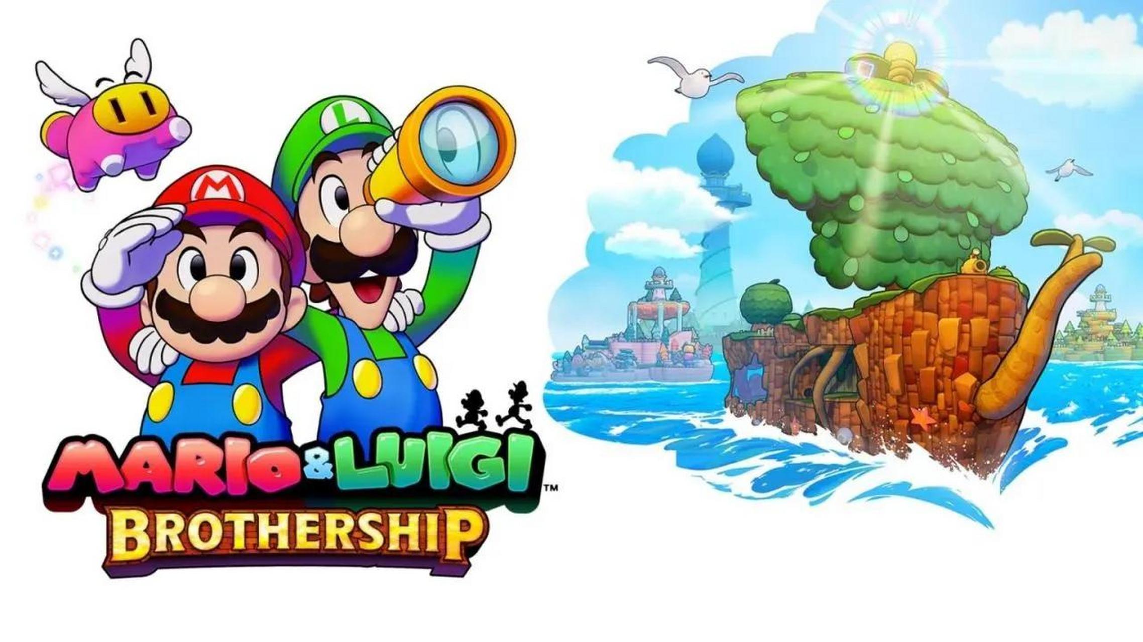 日本任天堂 switch eshop 上《马里奥与路易吉:兄弟》的官方列表鲜揪