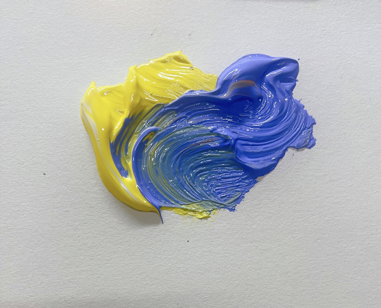 黄蓝色调(黄 蓝=绿) 美术生色彩基础调色    怎么调色颜色不脏