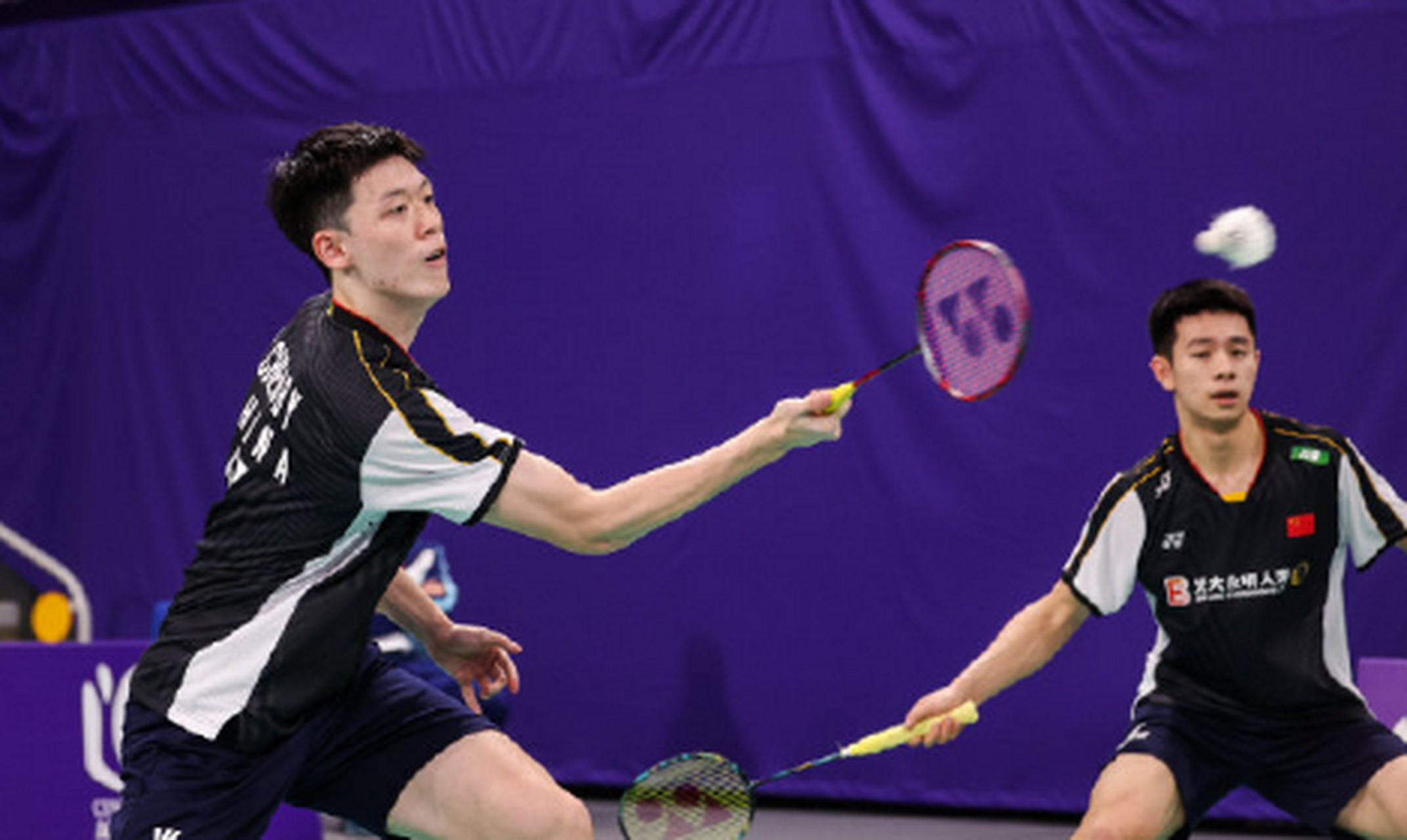 2023年日本羽毛球公开赛#   陈柏阳/刘毅 17-21  11-21  李洋/王齐麟