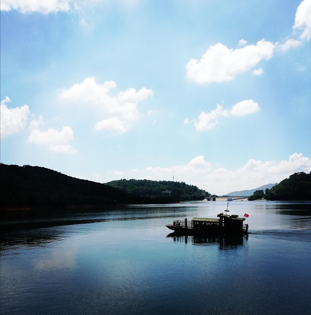 风光旖旎的高州长坡水库