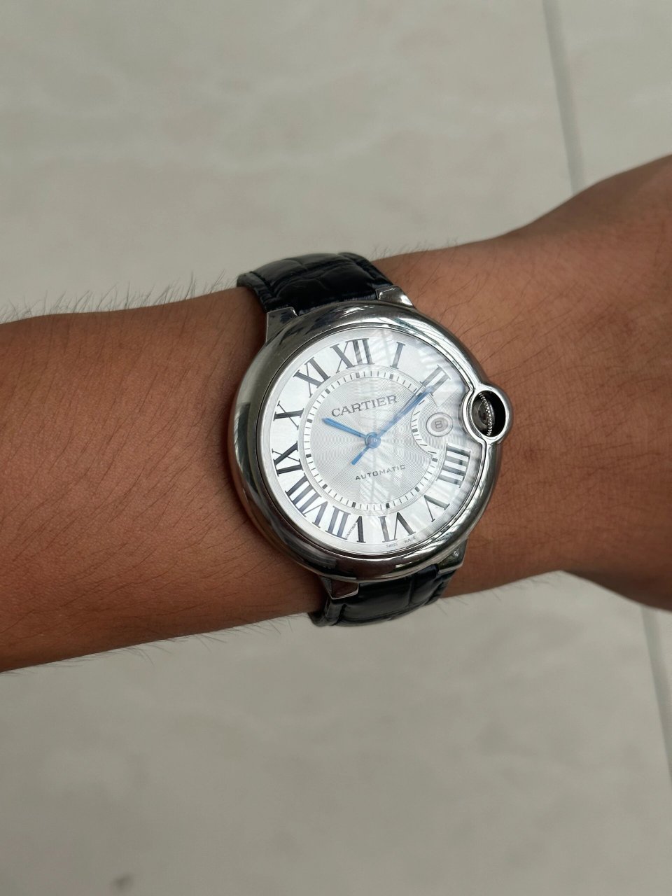 21800卡地亚大号42蓝气球 卡地亚大号蓝气球,42毫米老公送的,太大了