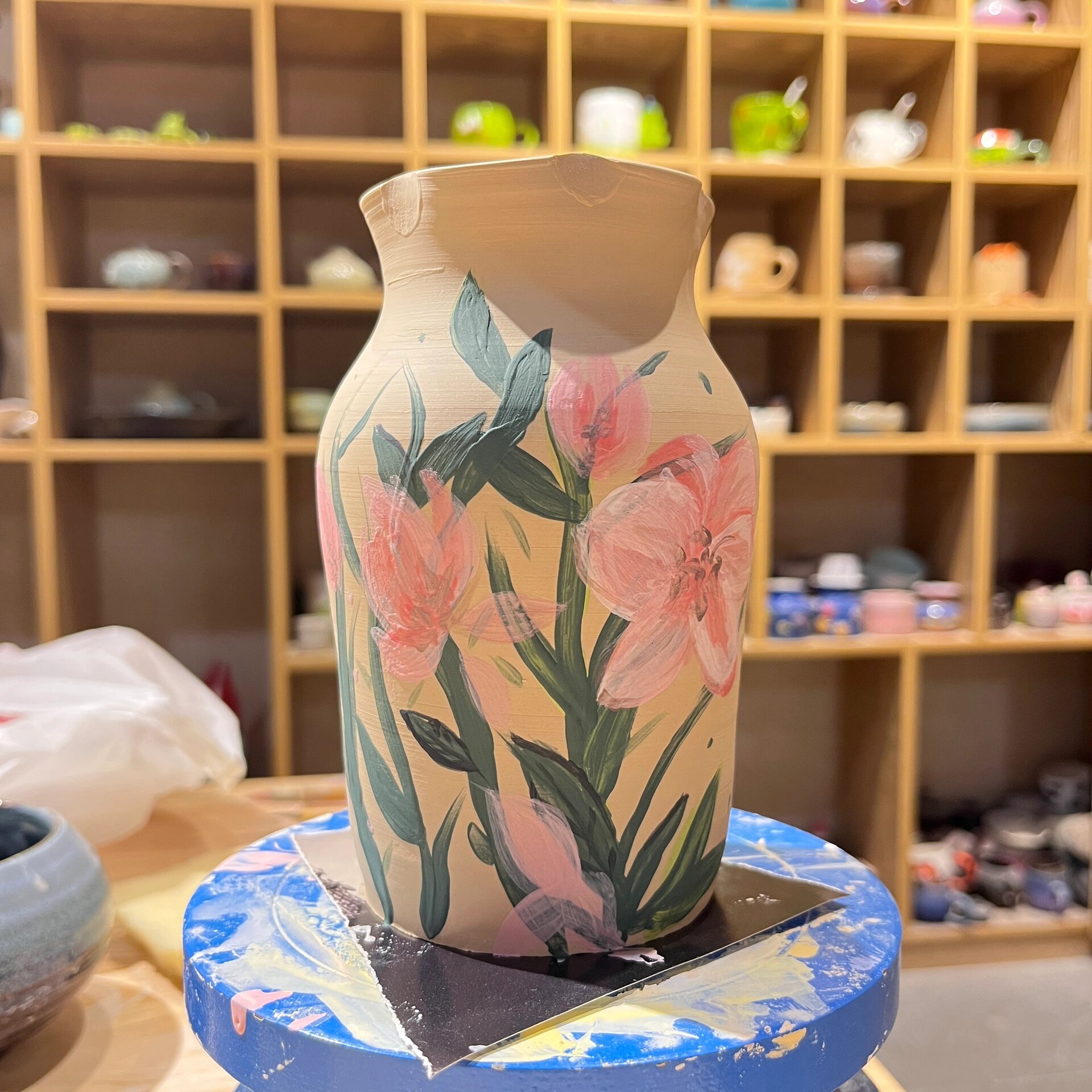 分享一波小朋友陶艺彩绘