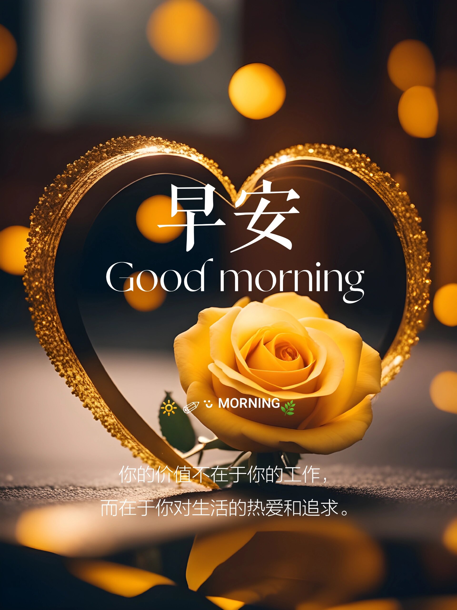 good morning花样字体图片