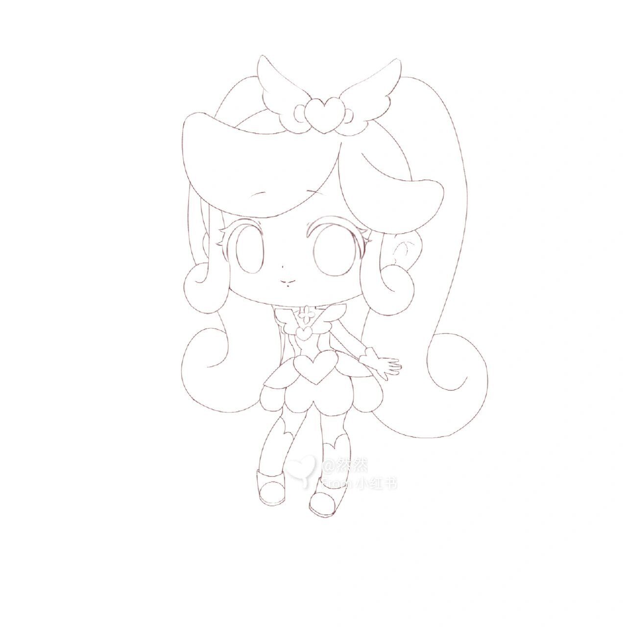 千韩 这次画的是小花仙里的千韩,本来早就画好了,现在才发