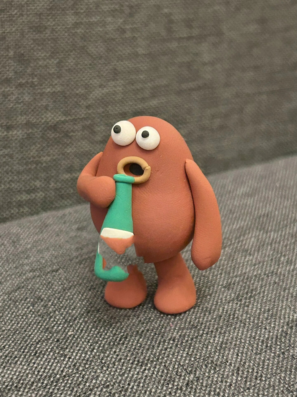 一些可可爱爱的粘土小怪兽合集95 觉得肚子鼓鼓和嘴巴鼓鼓的小怪兽