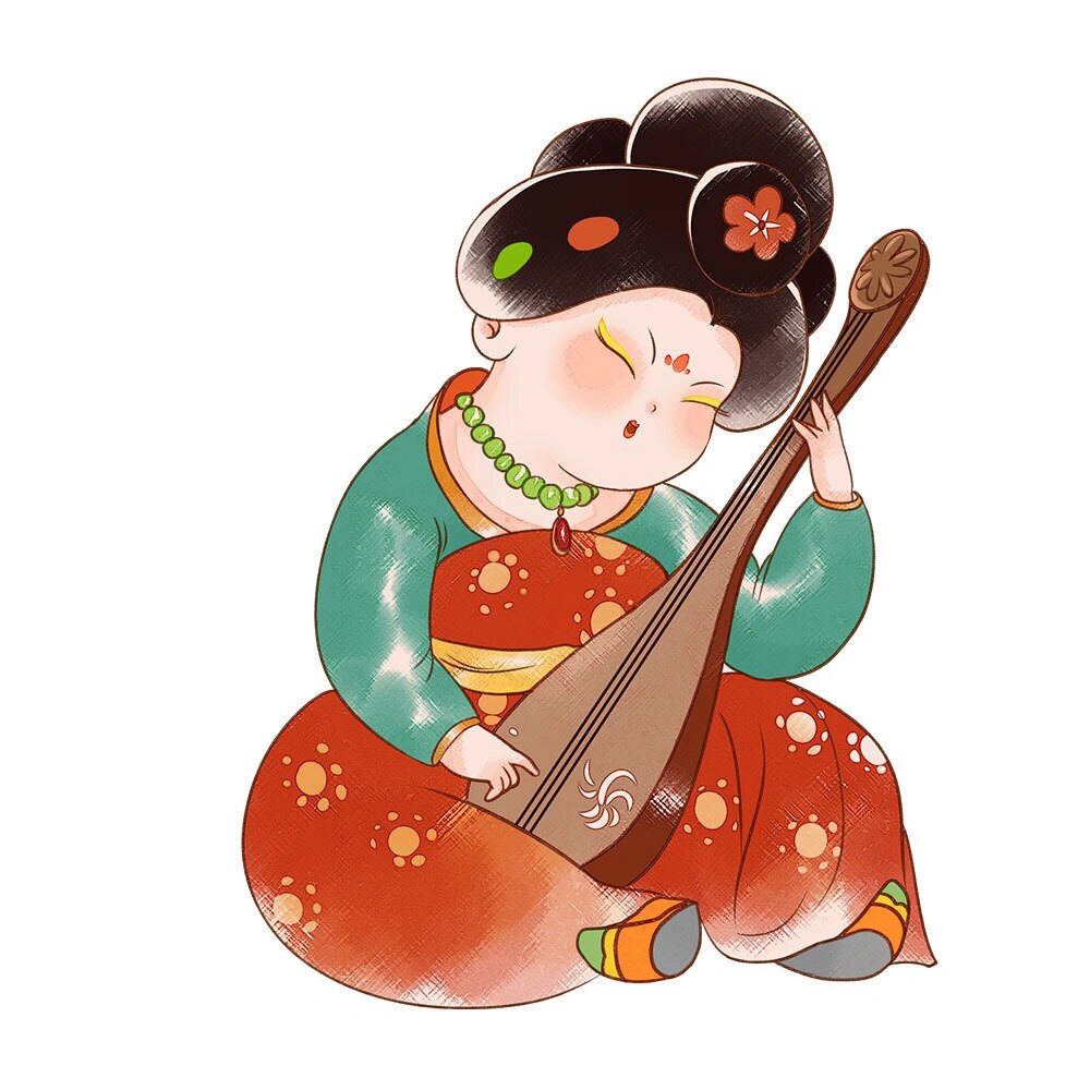 q版唐朝仕女头像 | 93爱头像 | 微信头像 『可爱头像』 q版唐朝仕女