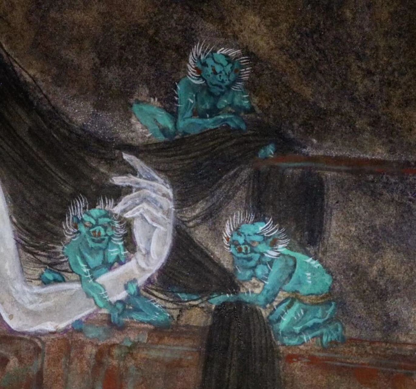 【画皮鬼】画着你画不出你的骨骼… 是根据聊斋原著画的青面獠牙的鬼