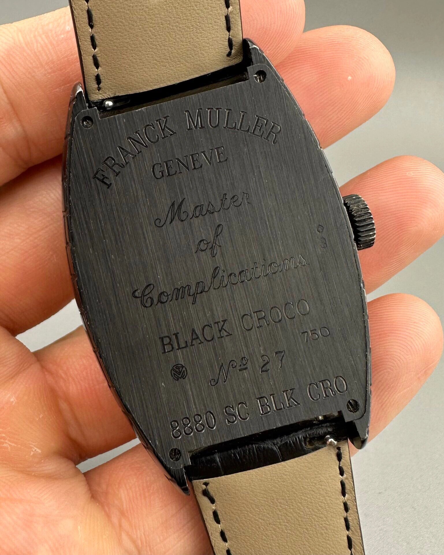 法穆兰黑金鳄鱼8880sc男士手表 法穆兰-黑金鳄鱼:8880sc,39*55mm表径