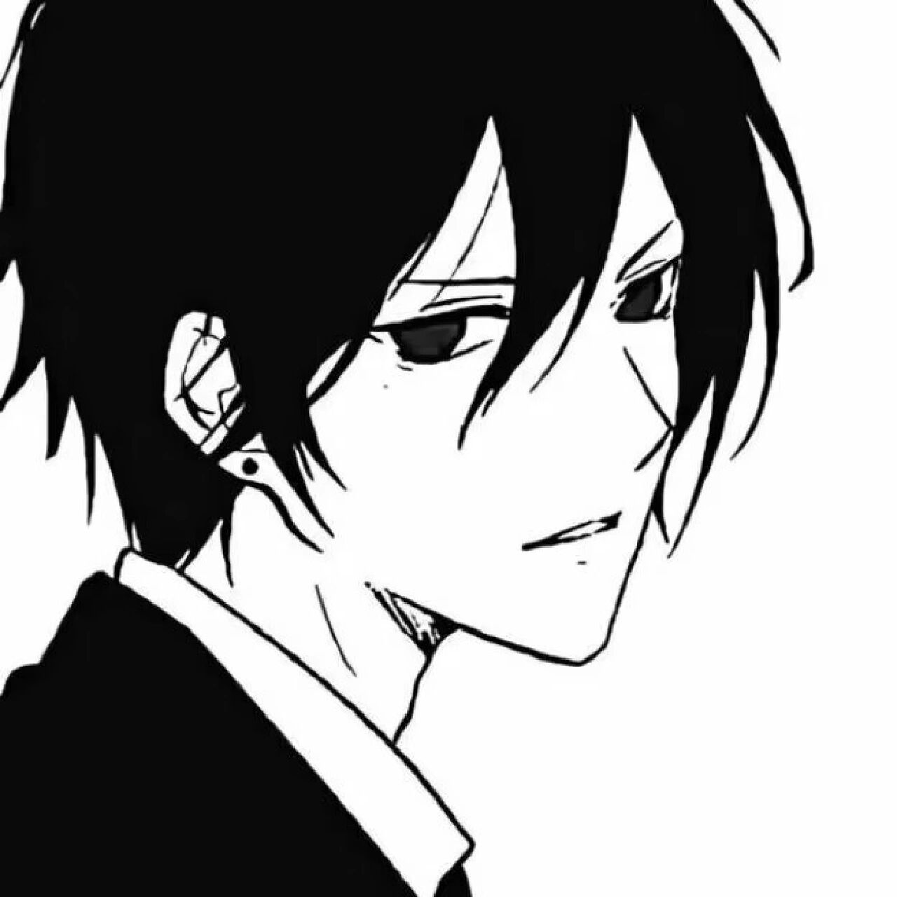 黑白动漫男生头像(第二弹~) 我来推荐第二弹了 总之这个系列的头像都