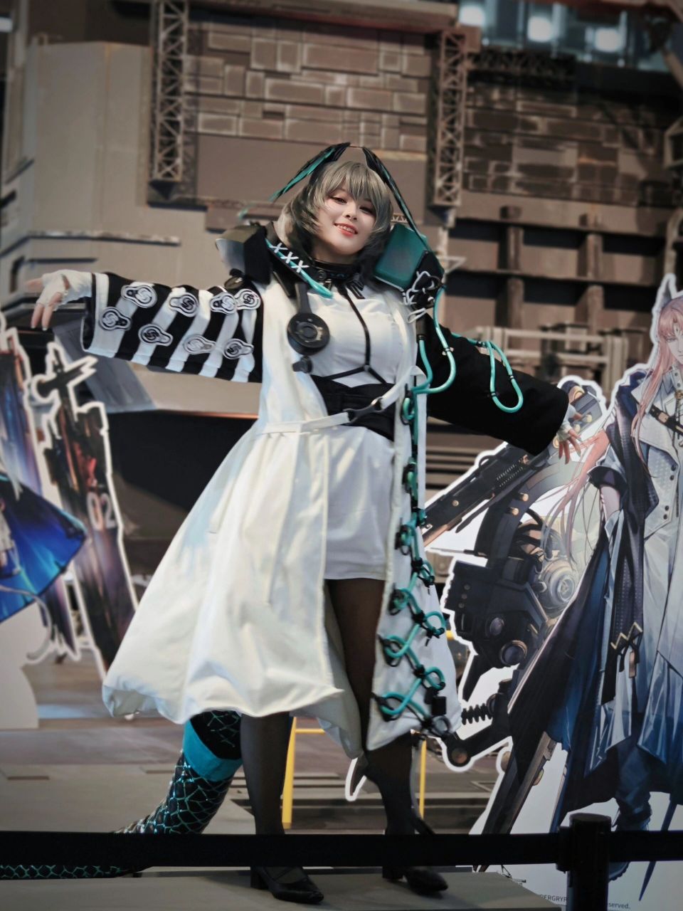 明日方舟嘉年华 霍尔海雅返图     霍尔海雅姐姐超有热情,营业很积极