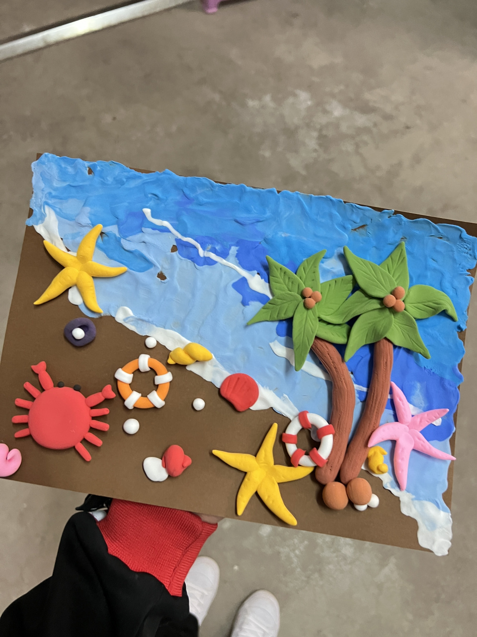 平面粘土作品