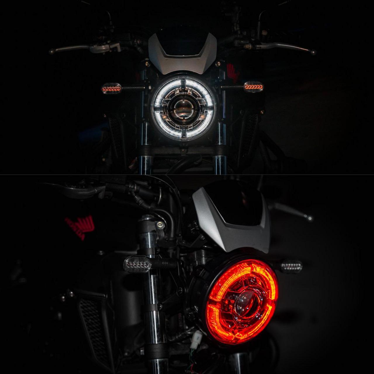 本田cb400f必鹰经典圆灯套装.