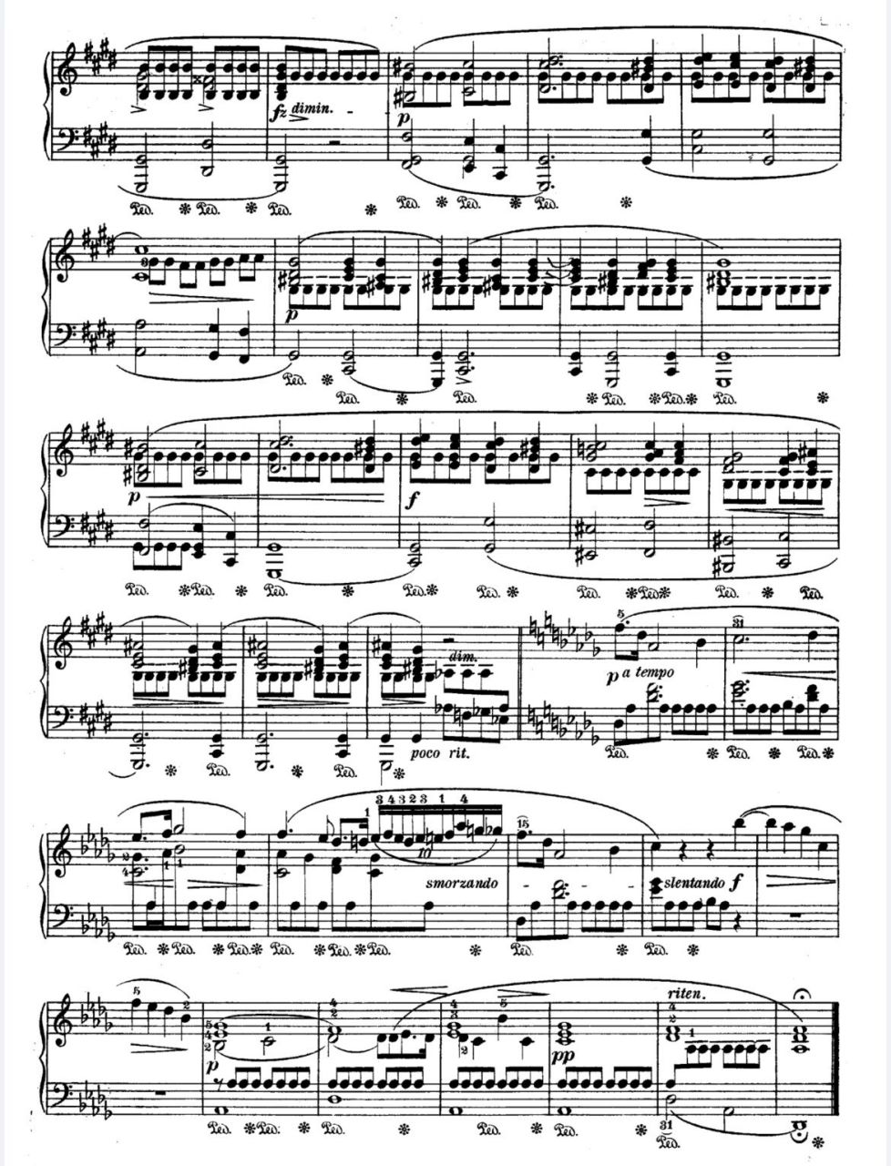 【琴谱分享】肖邦《雨滴》 曲谱分享来自肖邦所创作的二十四首前奏曲