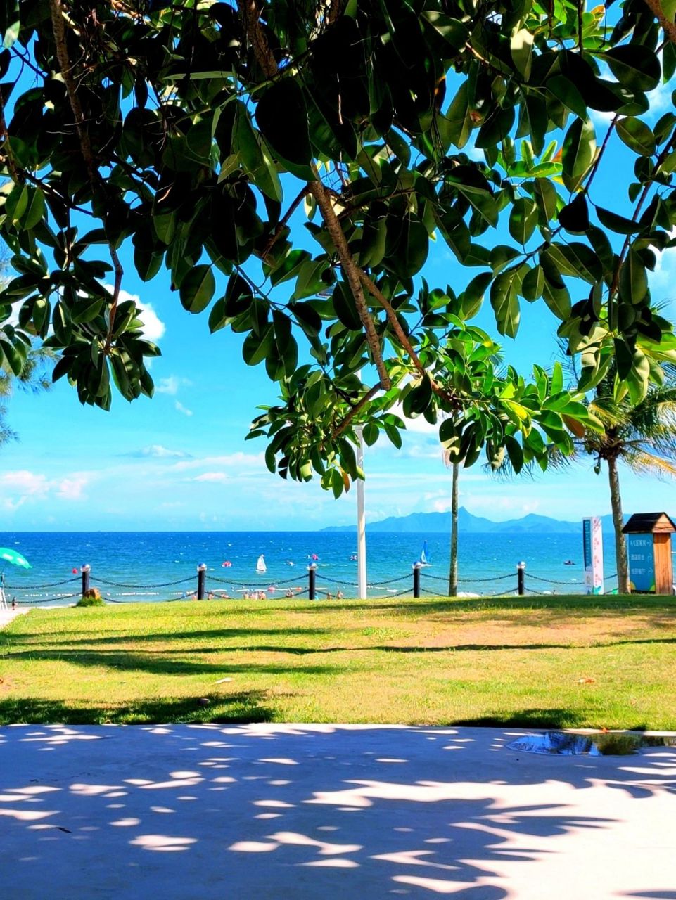 深圳最治愈的海边-溪涌度假村 草坪,沙滩,海浪……简直不要太治愈.
