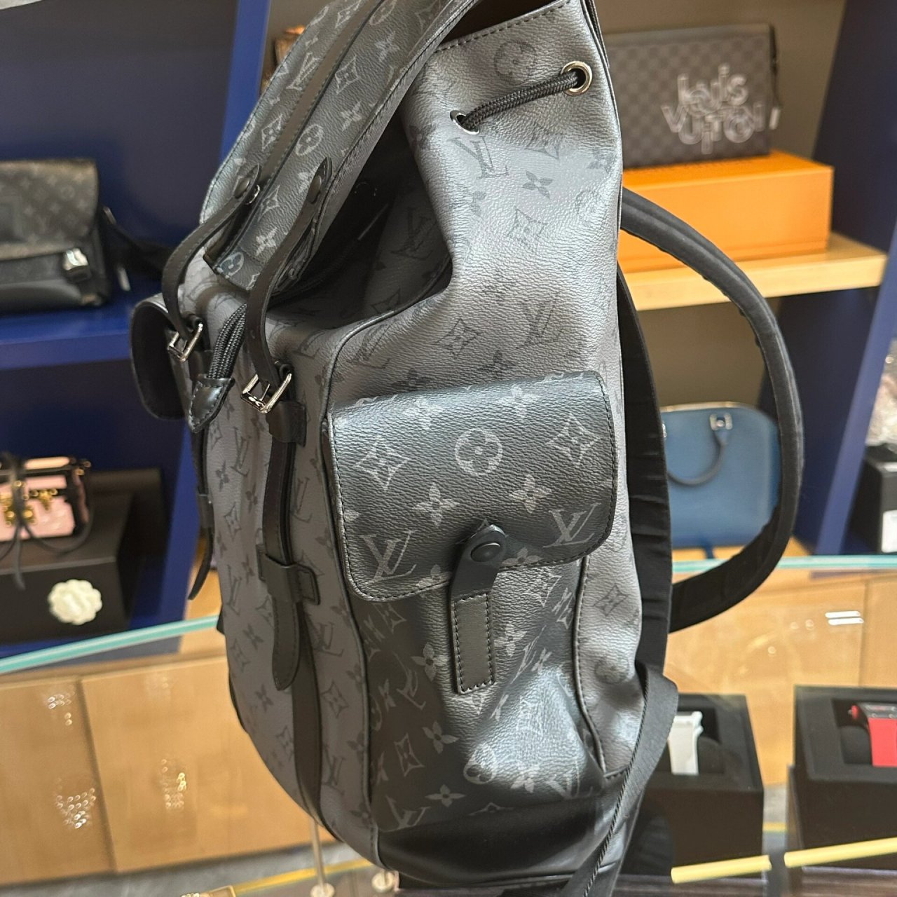 lv路易威登christoohermm双肩包 lv路易威登christophermm 黑色男士