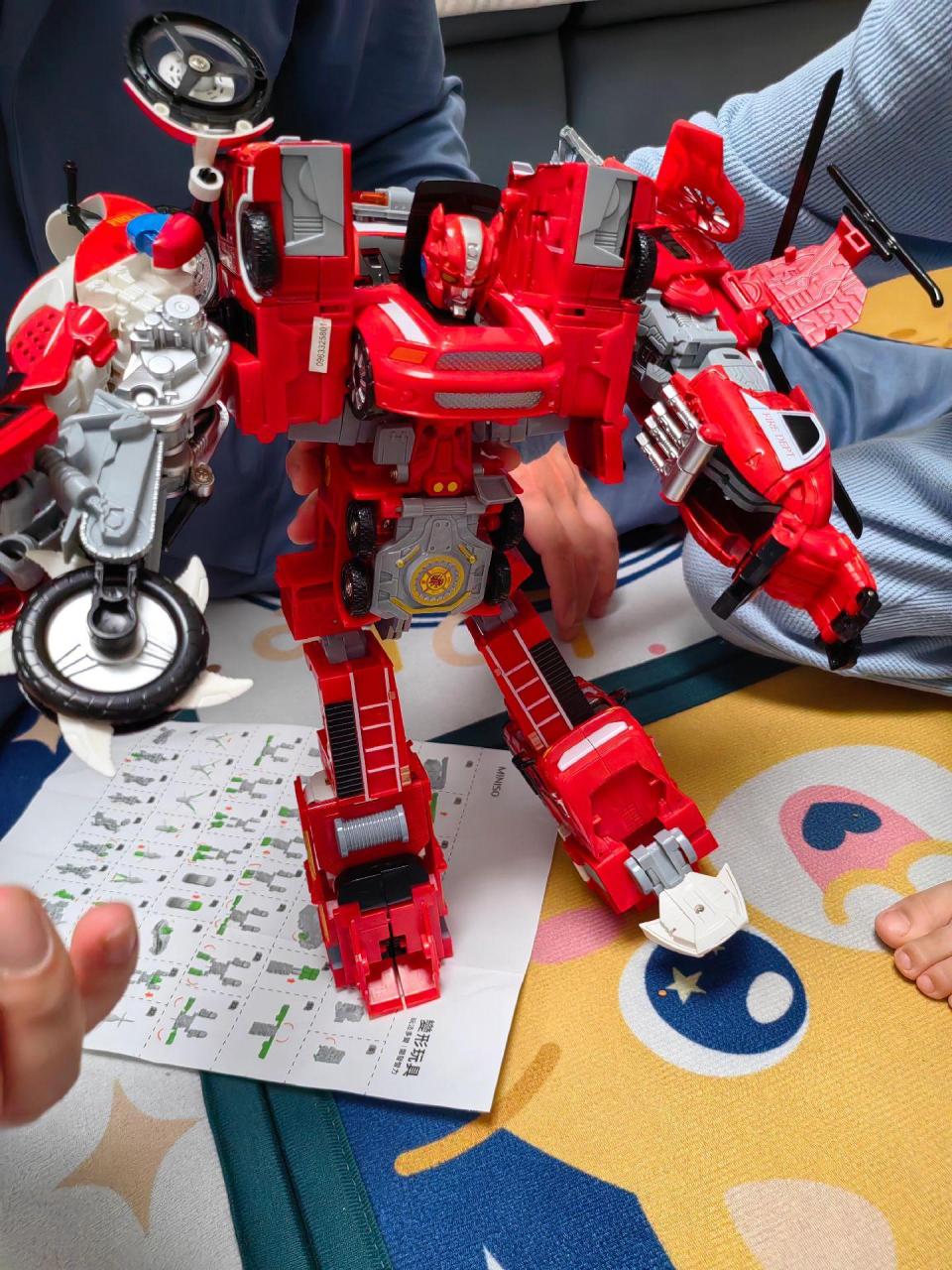 miniso五合一成功 机甲变形玩具  玩具