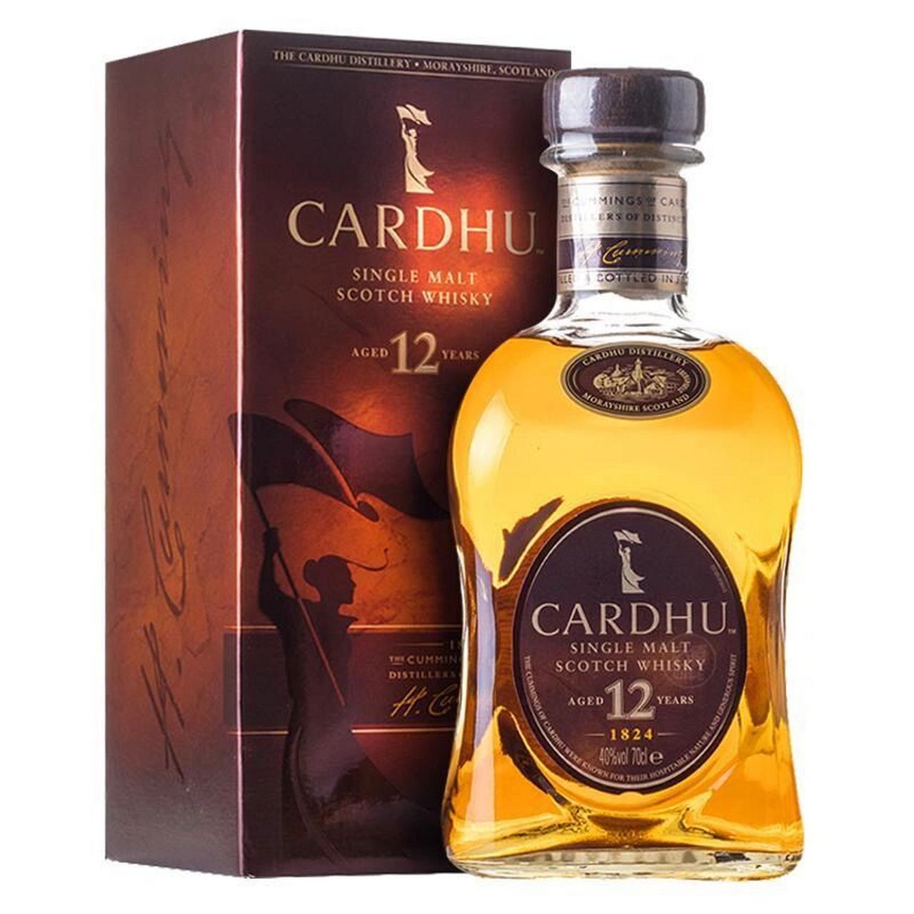 黑石卡杜12年单一麦芽苏格兰威士忌 cardhu 12 year old single malt