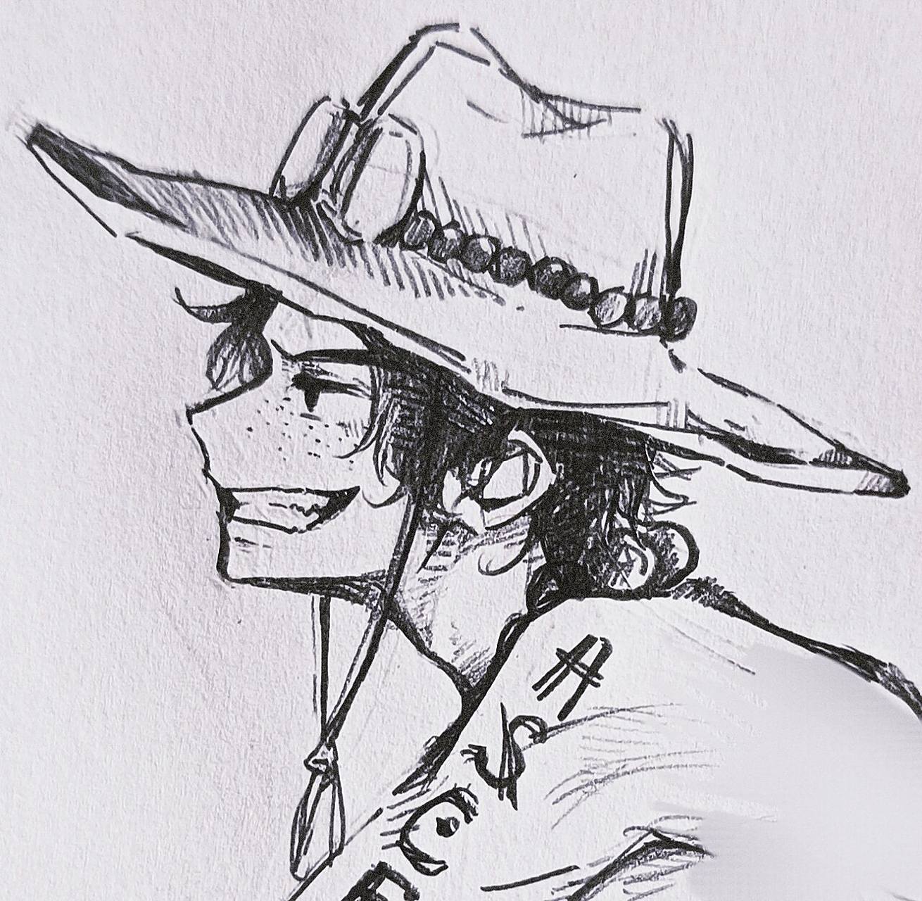 临摹临摹 艾斯97 帅气又温柔的雀斑男孩