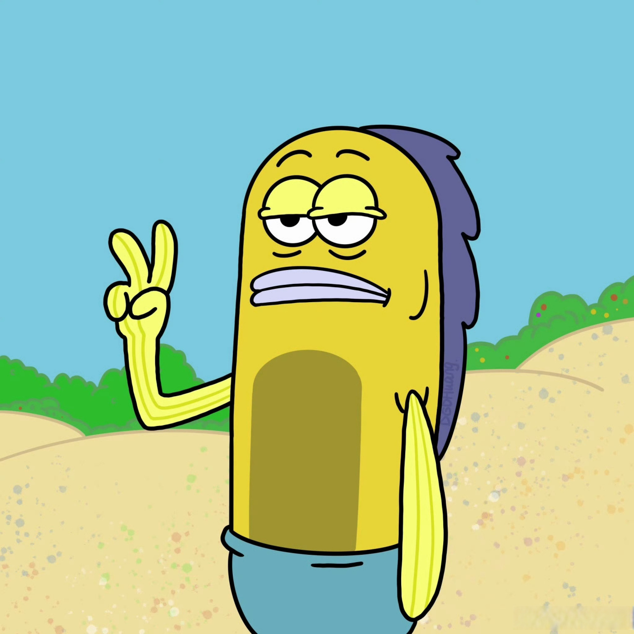 nwu分享#  海绵宝宝里彼得堡路人鱼 via:宝藏碎片