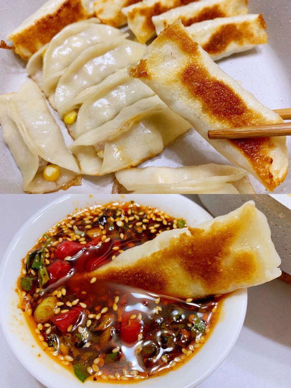 脆皮煎饺图片