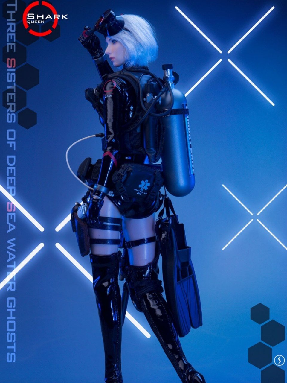 深海水鬼三姐妹 突击手 莉莉安lillian coreplay1/6兵人新品:深海水鬼