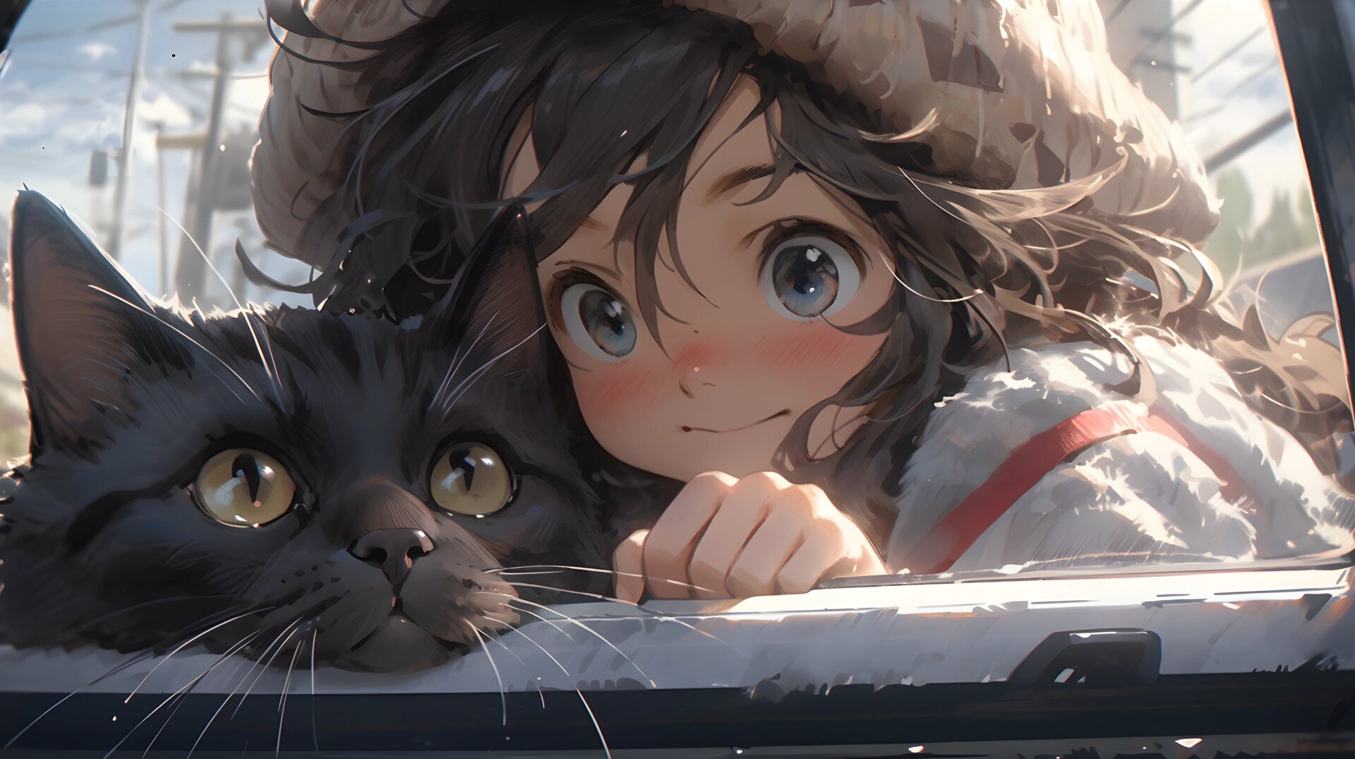 midjourney|猫|4k 16:9电脑壁纸