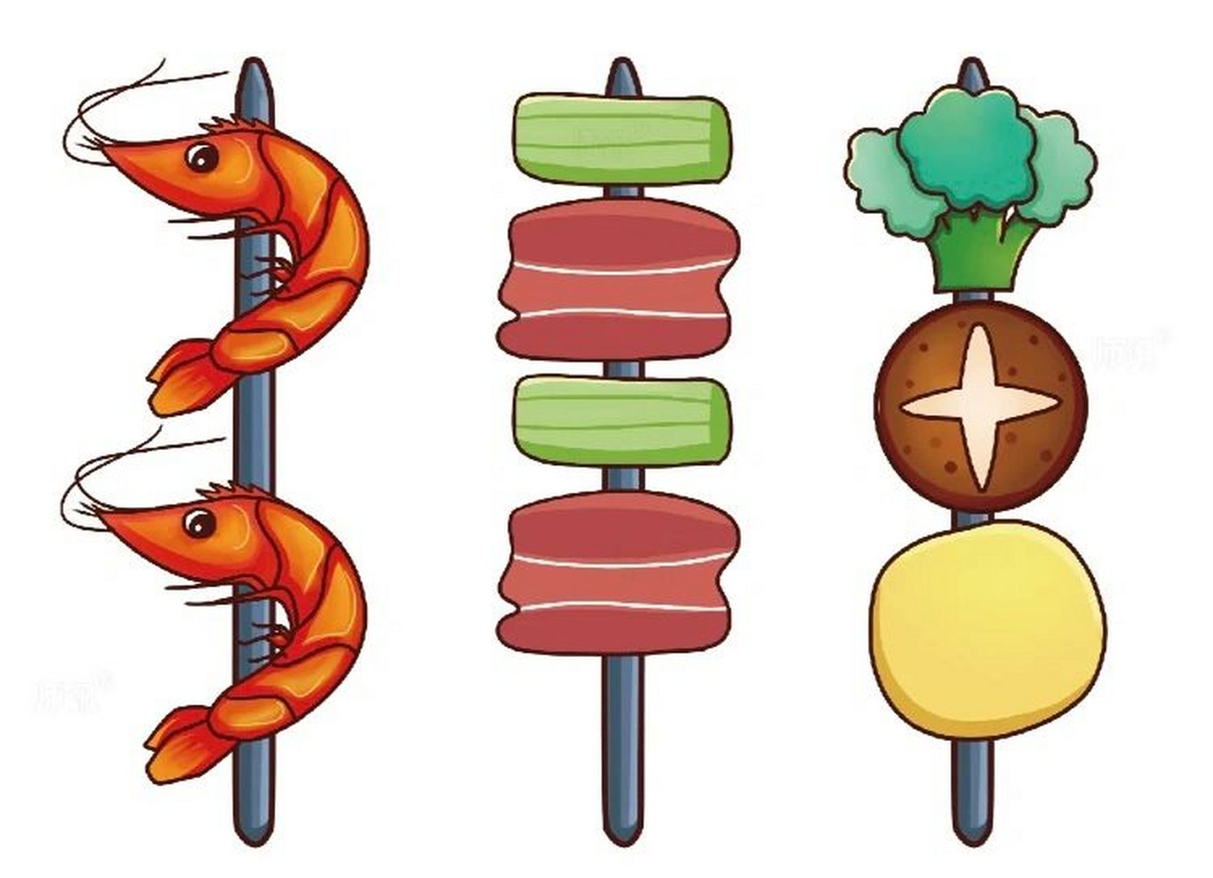 烧烤素材|可直接打印 烧烤素材|可直接打印