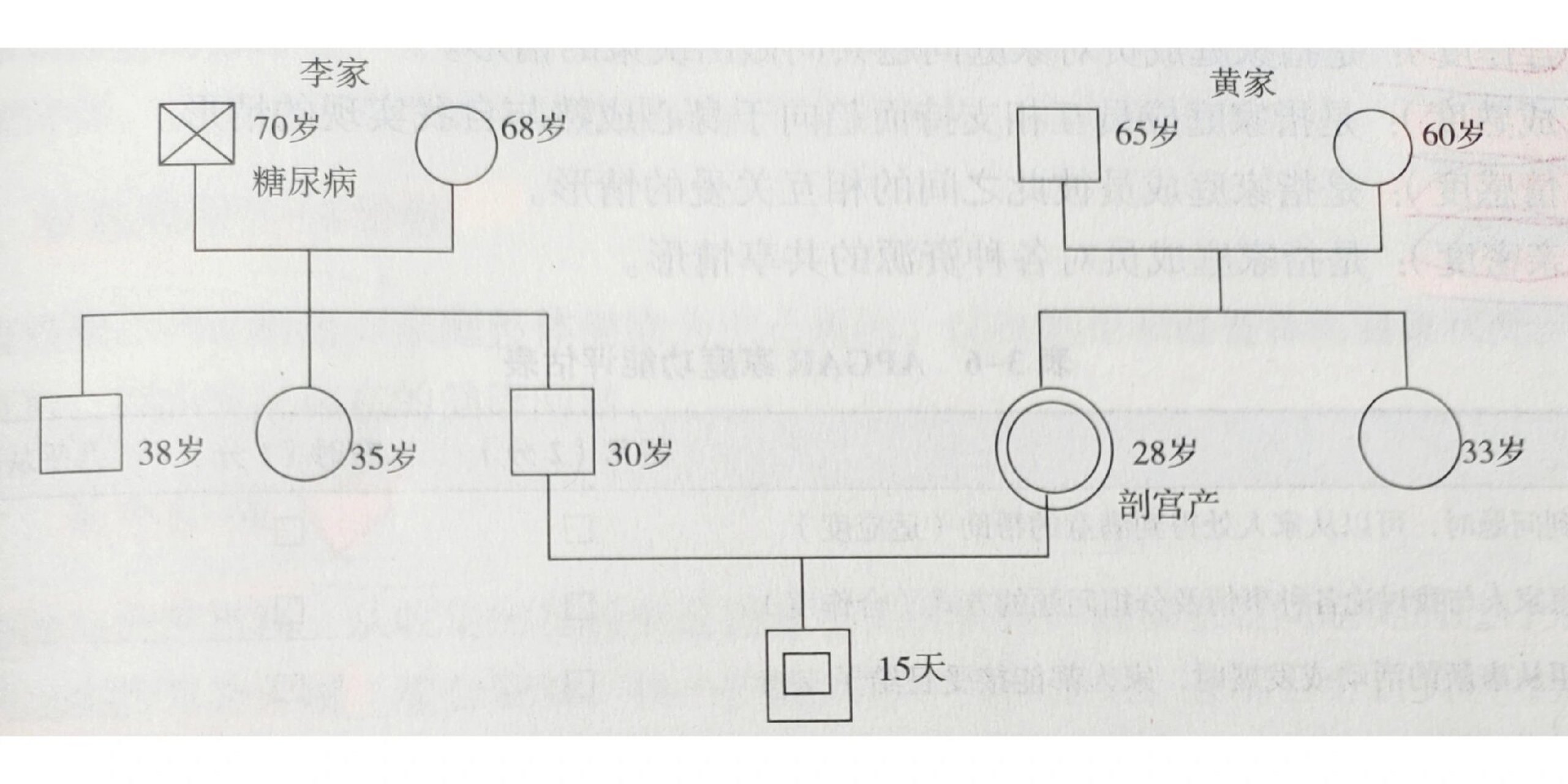家系图又称家庭结构图,以家谱的形式展示家庭结构,家庭关系,生活事件