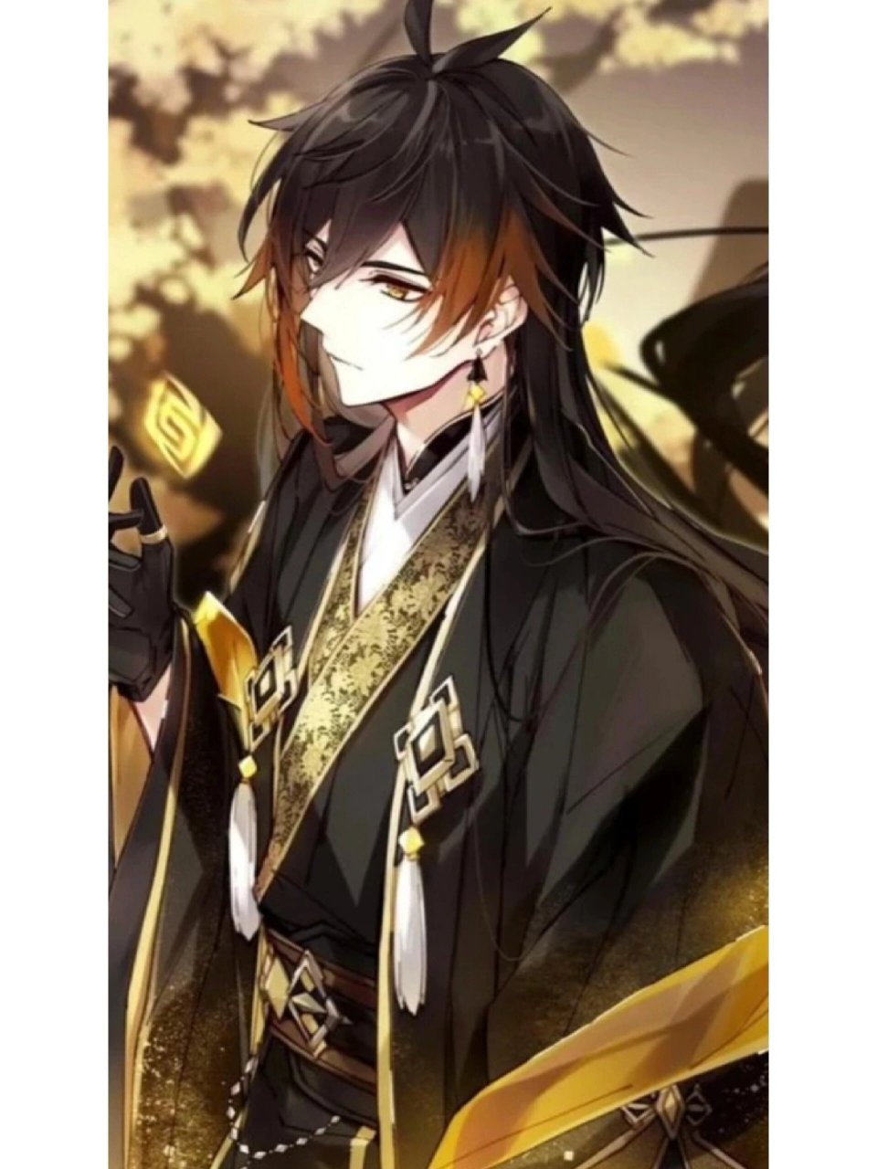 原神帝君钟离壁纸 帝君好帅,帅哥贴贴