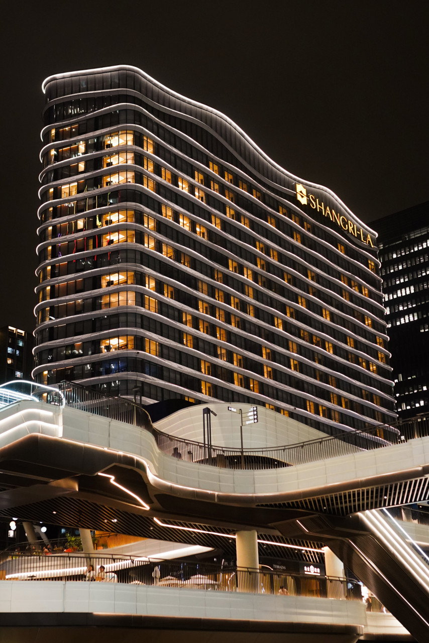 入住上海最新的一家香格里拉,前滩香格里拉～ 位于前滩太古里附近,全