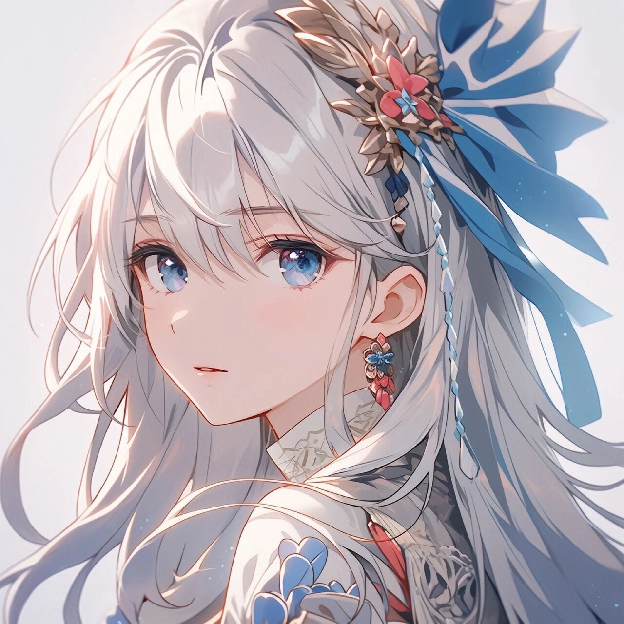 清冷白月光,动漫女生头像 #动漫女生头像# #好看的女生头像# #动漫女