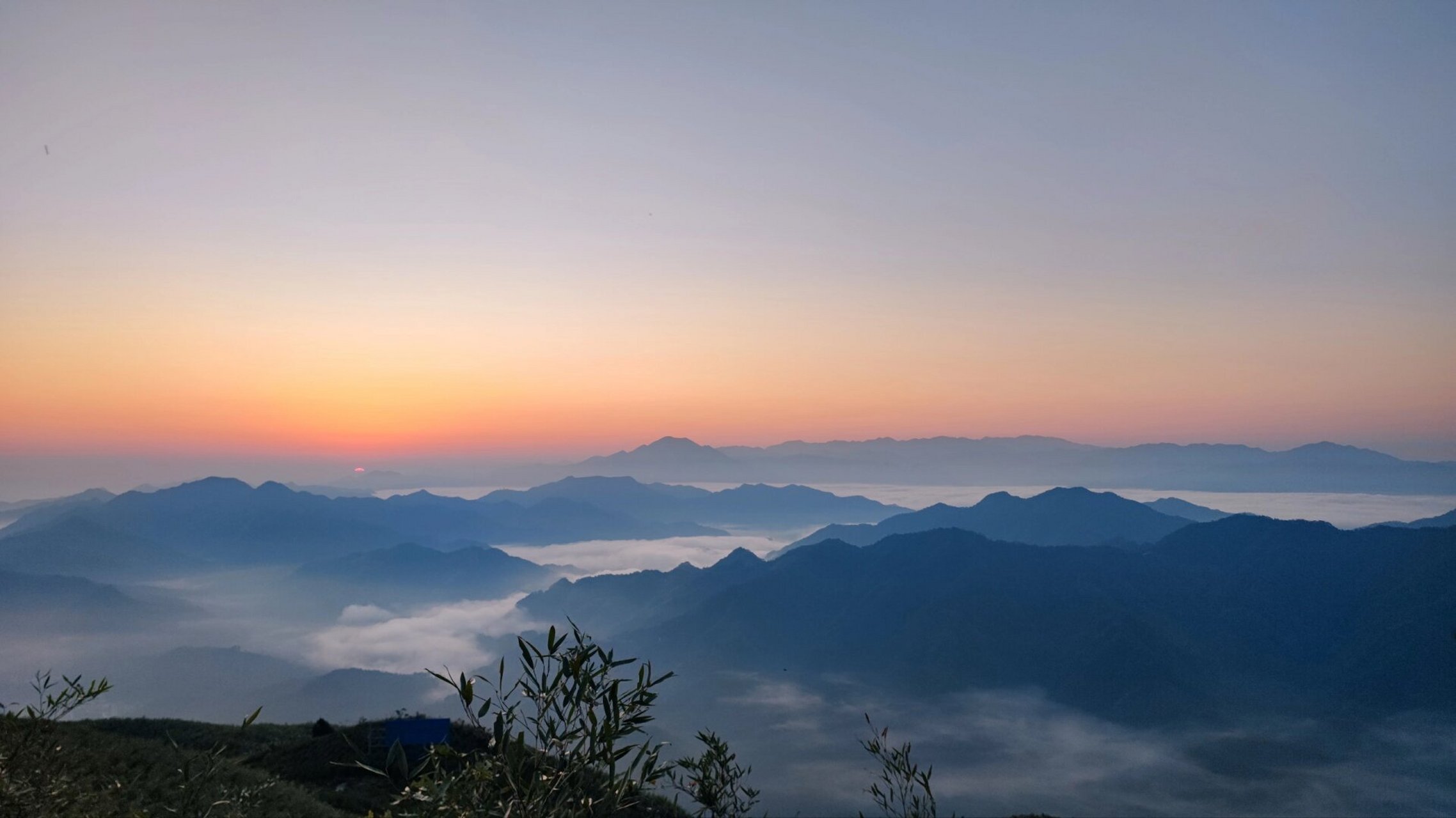 湖南益阳安化县马路口镇云台山日出93 深夜到清晨,只为观日出