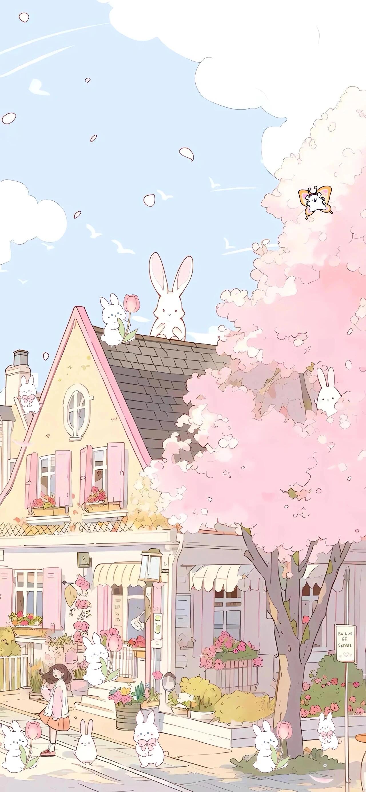 你是否在寻找一些可爱又温馨的兔子壁纸来装扮你的手机或电脑桌面?