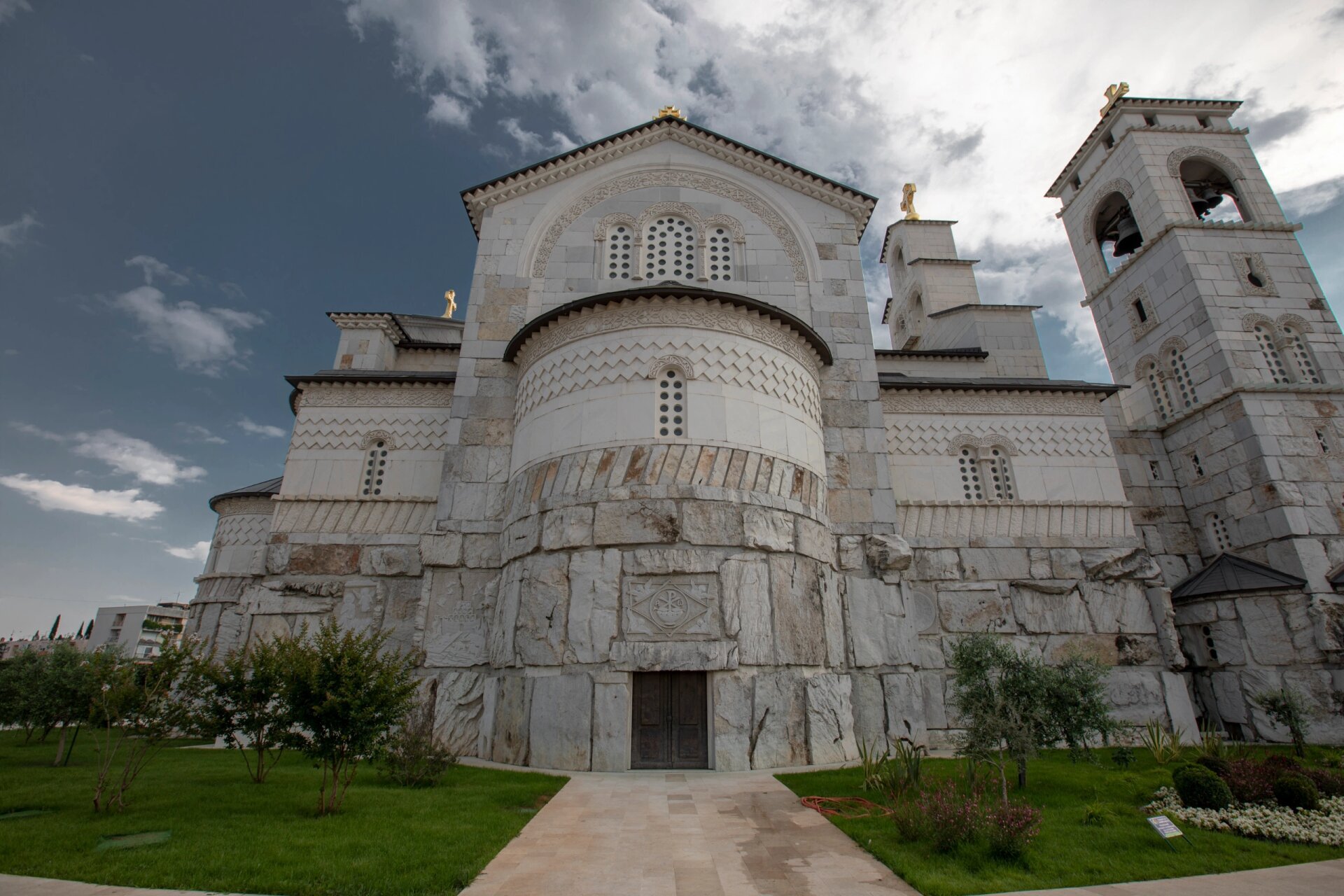 黑山共和国首都波德戈里察基督救世主大教堂  2023年6月20日拍摄