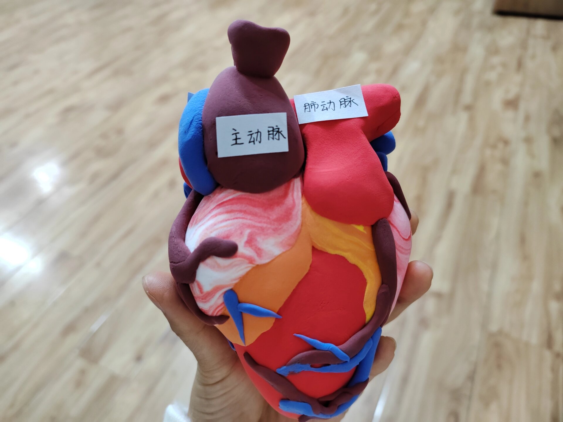 心脏粘土制作