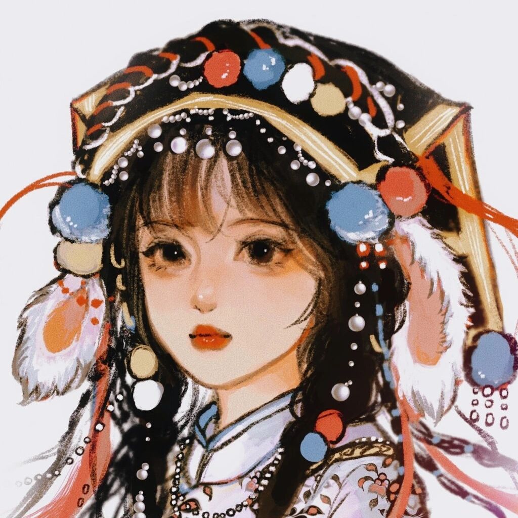 十二生肖头像|卯兔 民族风兔兔