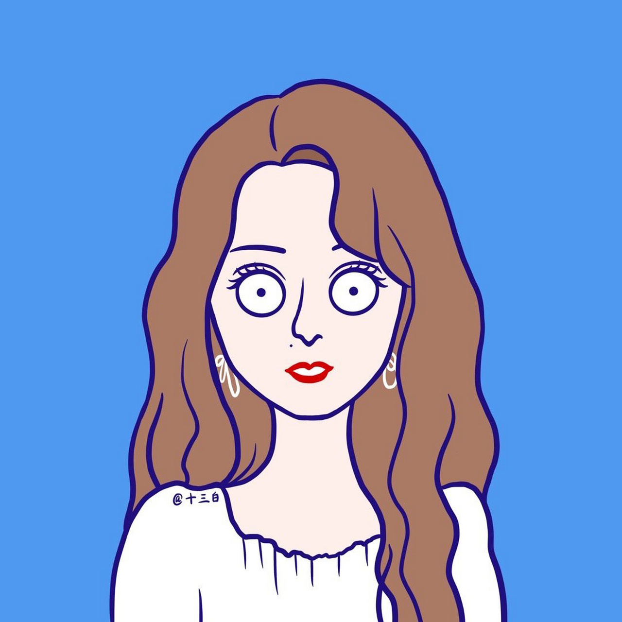 快乐大本营 快乐家族 五人证件照插画版头像 何炅 谢娜 李维嘉 吴昕