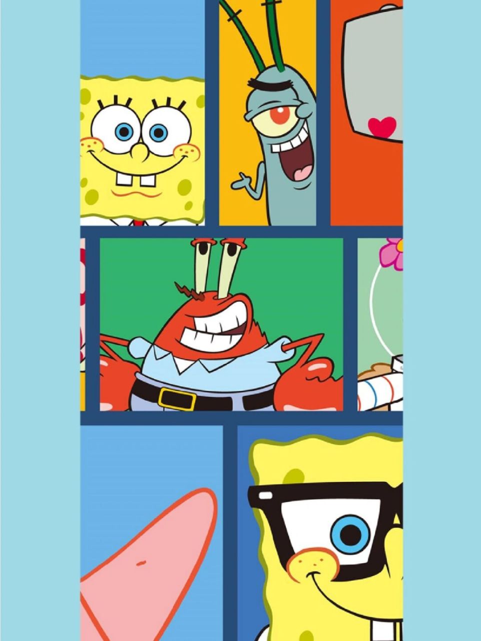 391期 俏皮可爱的海绵宝宝手机壁纸 海绵宝宝系列里面最可爱的两个