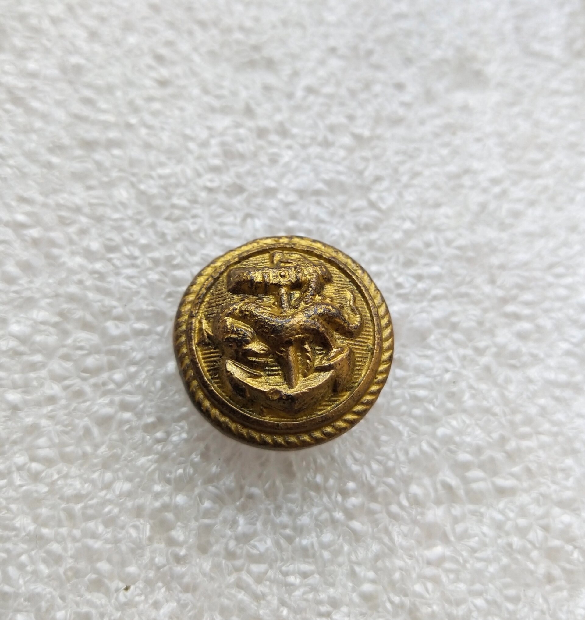 清末海军铜纽扣