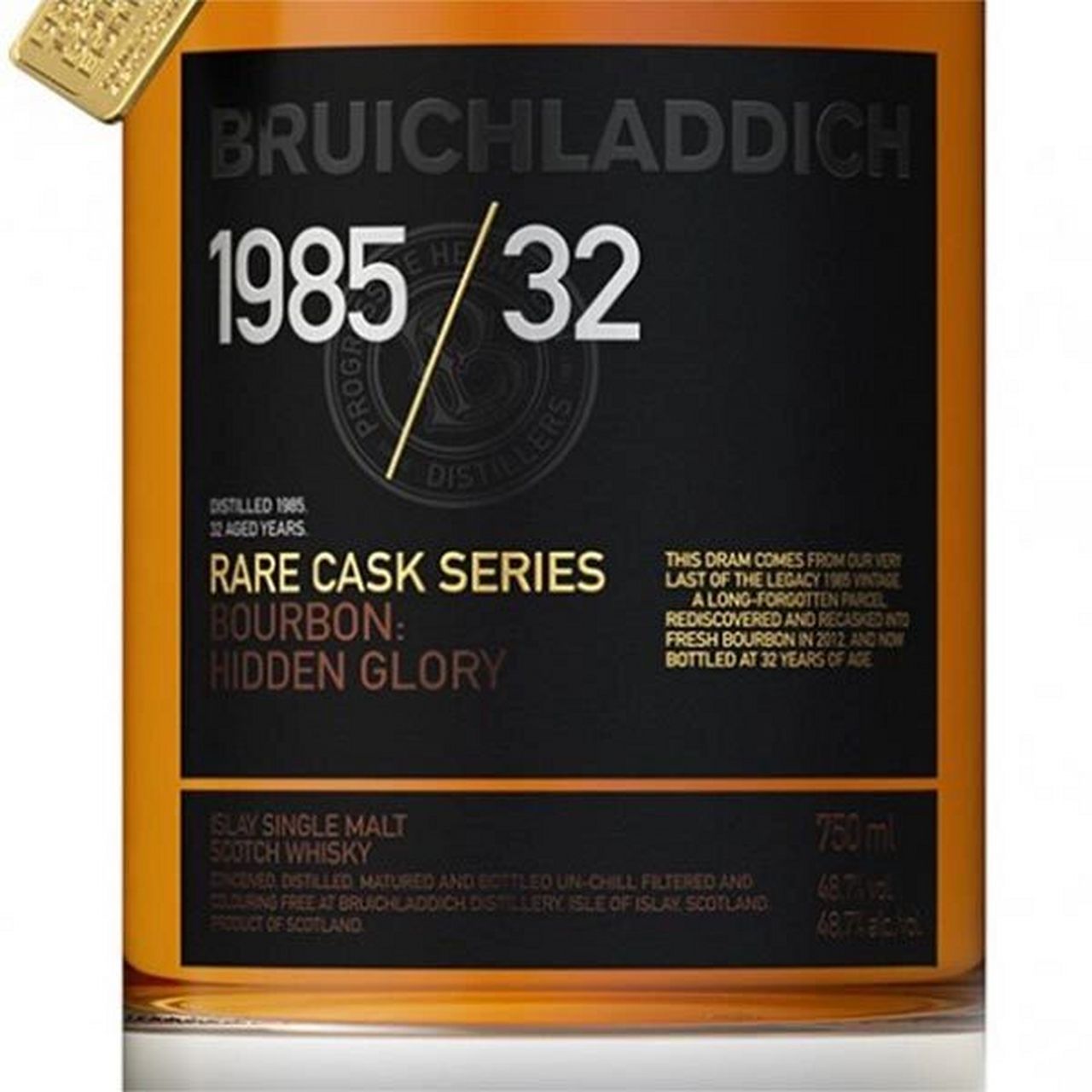 布赫拉迪1985/32年迷之荣耀单一麦芽威士忌 bruichladdich rare cask